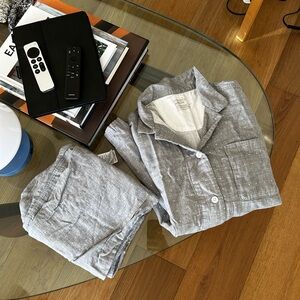 MUJI Cotton Pajama Set